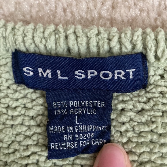 Green Chenille Sweater - Picture 4 of 5